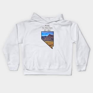 Nevada USA Kids Hoodie